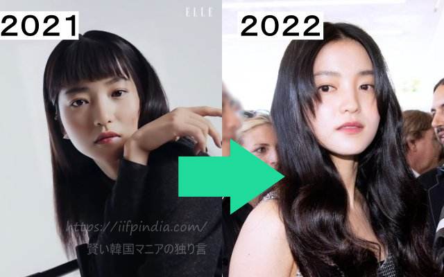 キムテリ２０２１年と２０２２年の比較