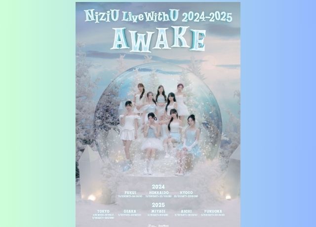 NiziUライブ2024 『AWAKE』のポスター